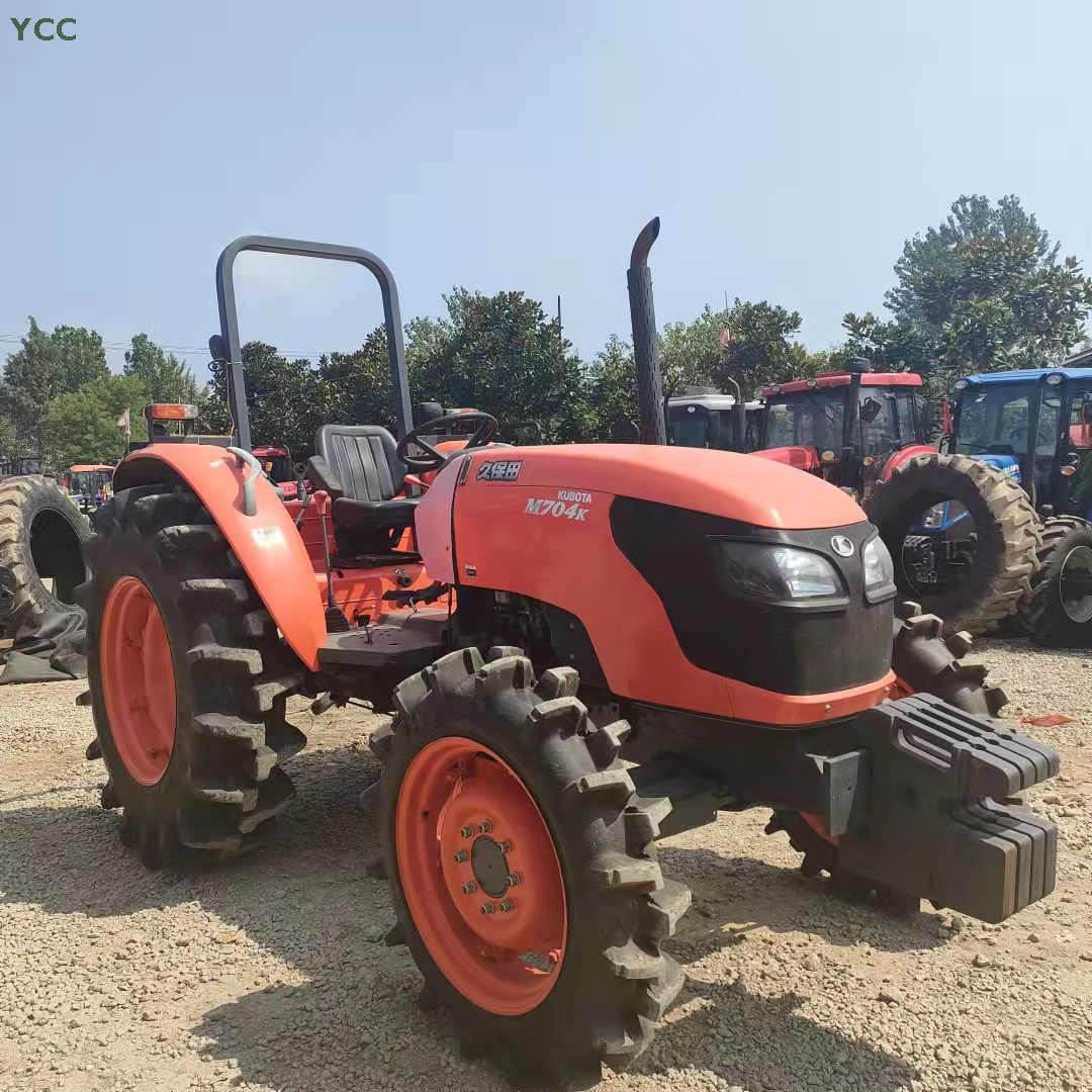 Second Hand used Kubota tractor Japanese tractor KubotaM704K 70HP 4WD good quality for sale